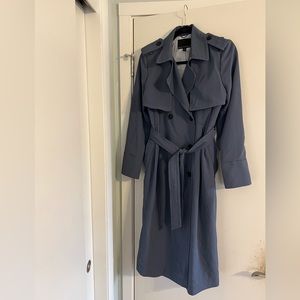 banana republic • trench coat • blue
